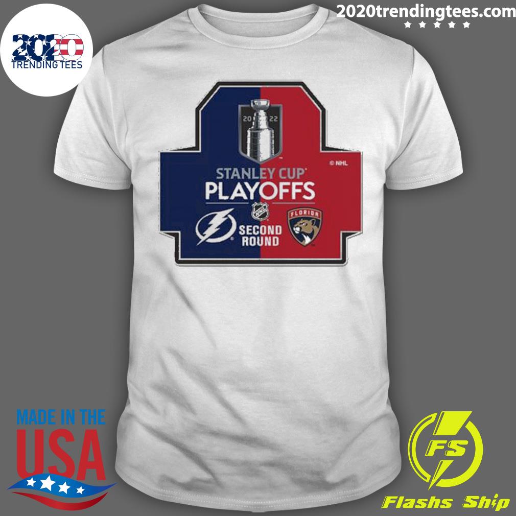 Official tampa Bay Lightning vs Florida Panthers 2022 Stanley Cup Playoff Second Round T-shirt