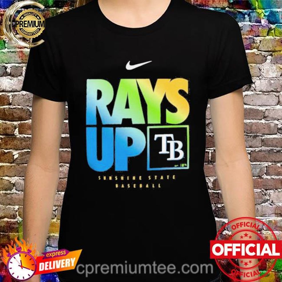 Official Tampa Bay Rays Nike Sunshine State Baseball Shirt