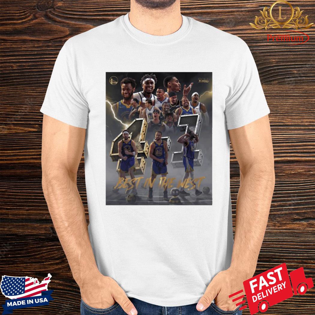 Official The Golden State Warriors Are Western Conference Champions Best In The West 4-1 Shirt