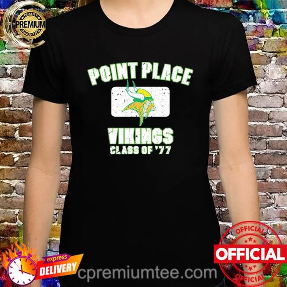 Official Topher Grace Wearing Point Place Vikings Class Of 77 Shirt