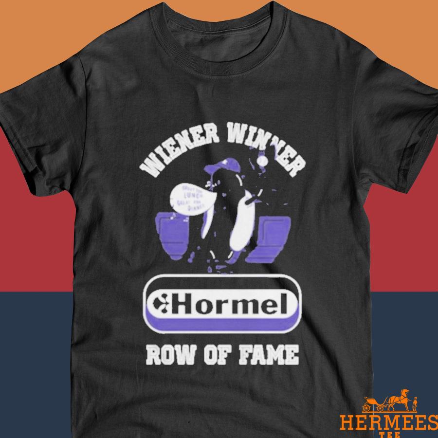 Official Wiener Winner Hormel Row Of Fame Shirt