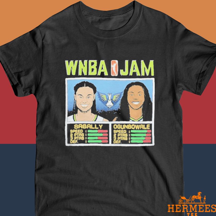 Official WNBA Jam Wings Sabally And Ogunbowale Shirt