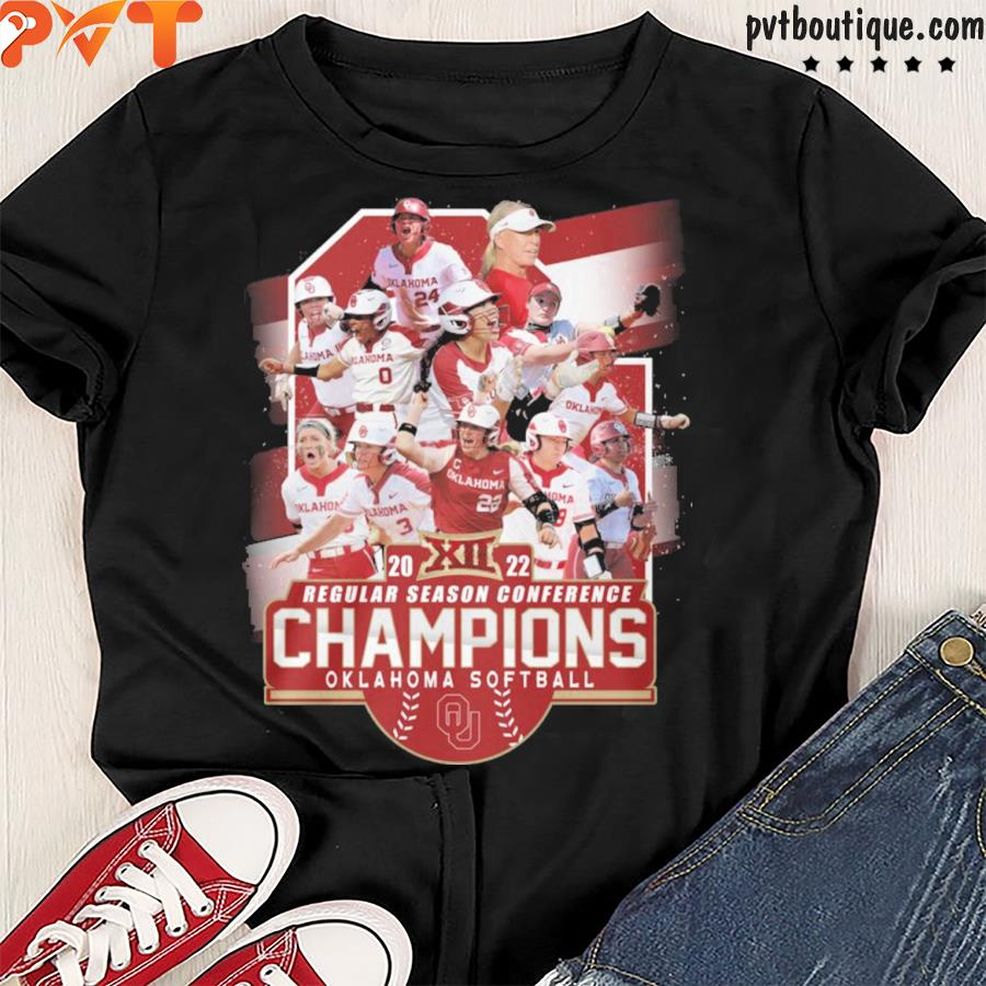 Oklahoma Softball 2022 Regular Season Conference Champions Shirt