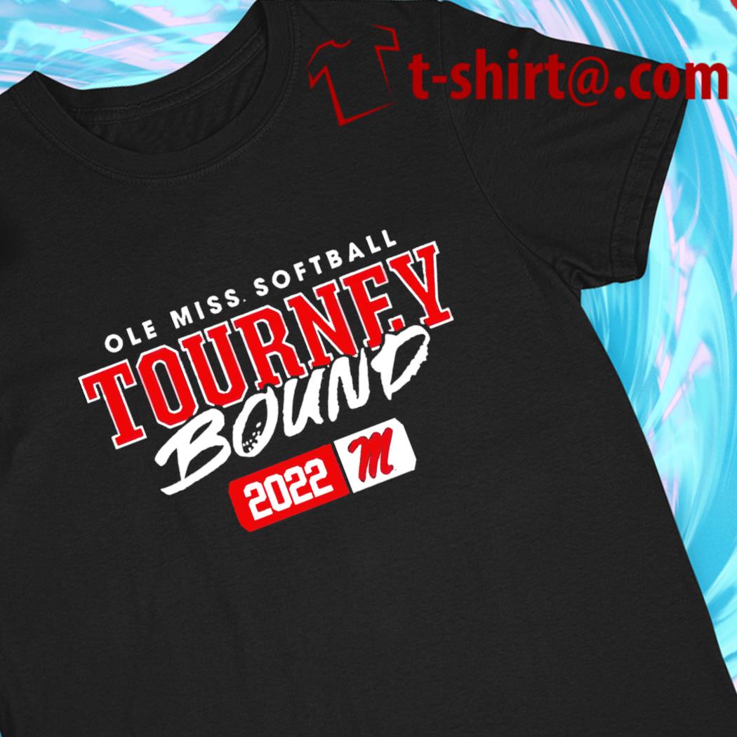 Ole Miss Softball Tournament Bound 2022 logo T-shirt