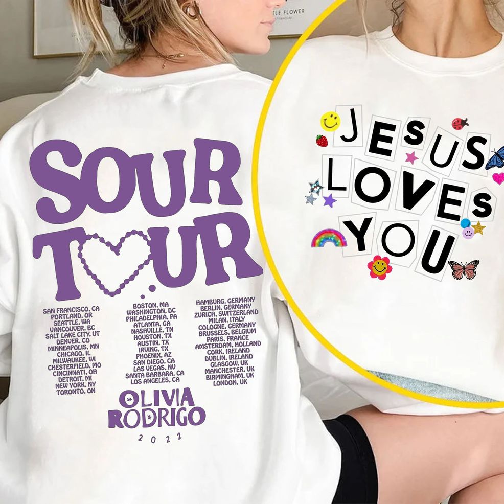 Olivia Rodrigo Sour Tour 2022 Shirt