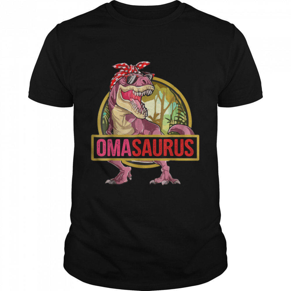 Omasaurus T Rex Dinosaur Oma Saurus Family Matching T-Shirt B0B2JYM9SJ