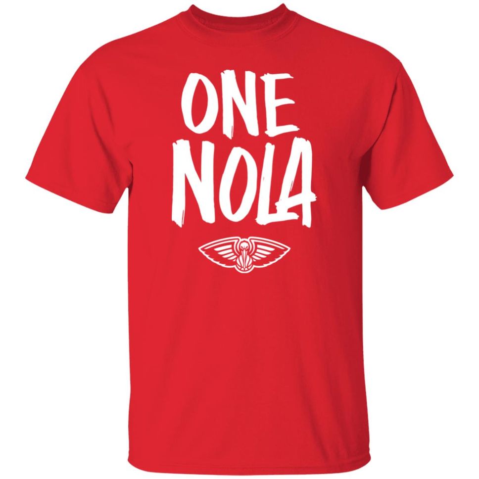 One Nola New Orleans Pelicans Red Shirt