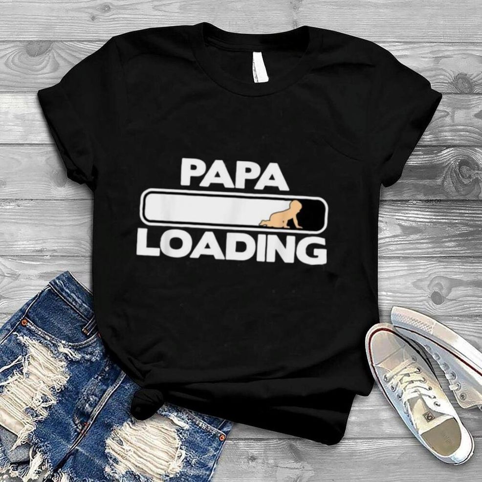 Papa Loading Gender Reveal Pregnancy Announcement Shirt