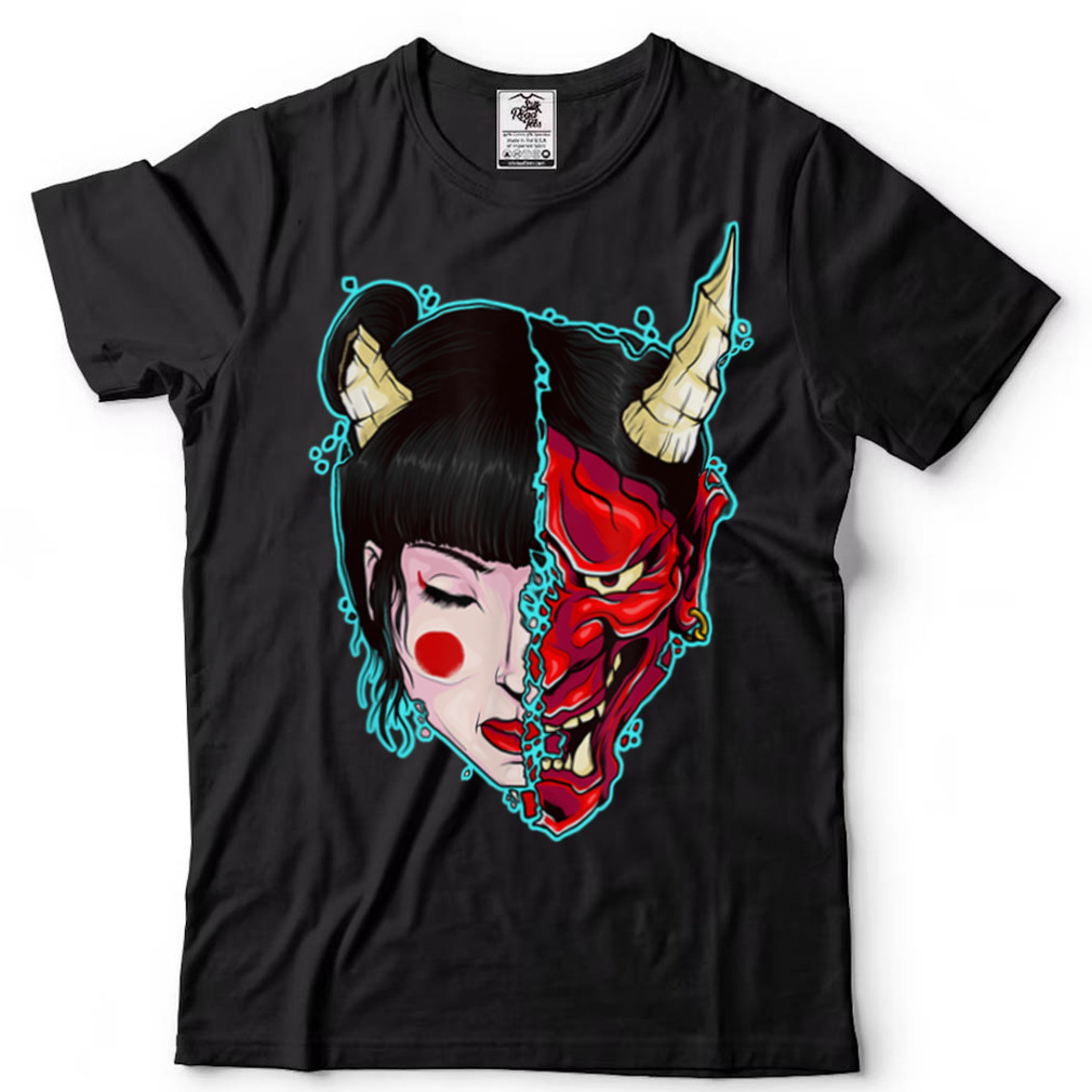 Pastel Goth Geisha Hannya Mask Shapeshifter T Shirt