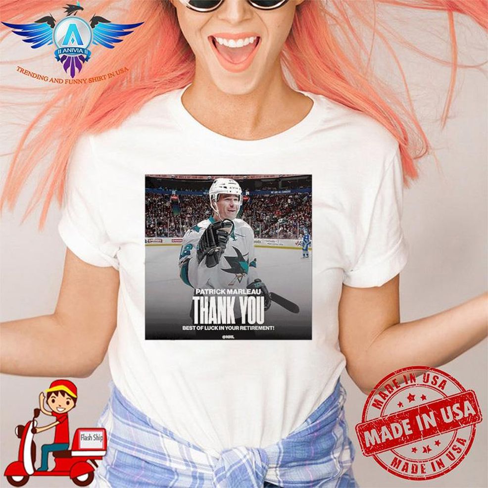 Patrick Marleau Thank You Retires NHL Shirt
