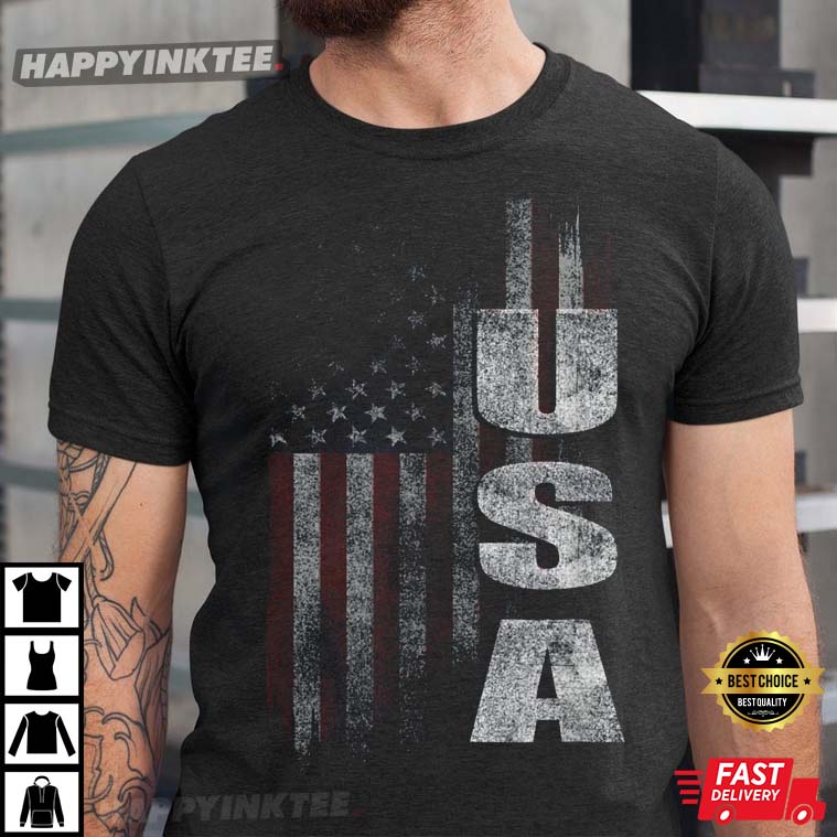 Patriotic USA American Flag T-Shirt