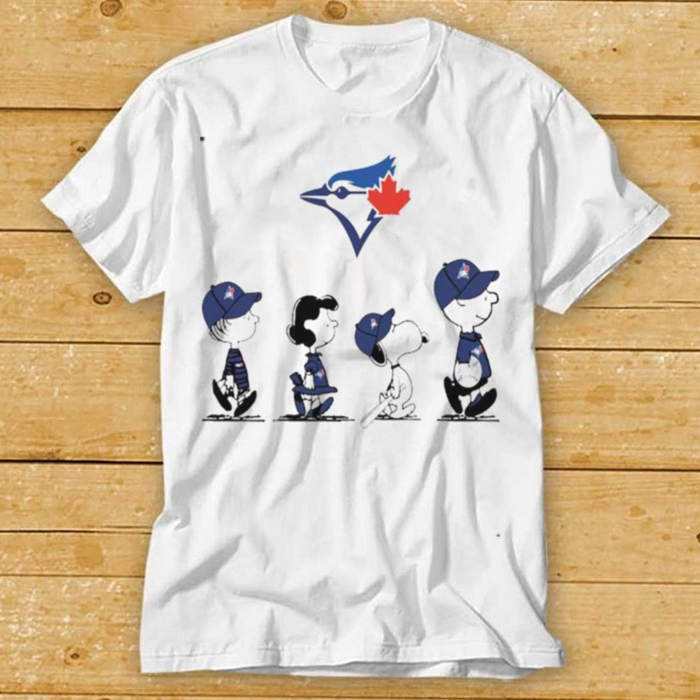 Peanuts Characters Toronto Blue Jays Shirt