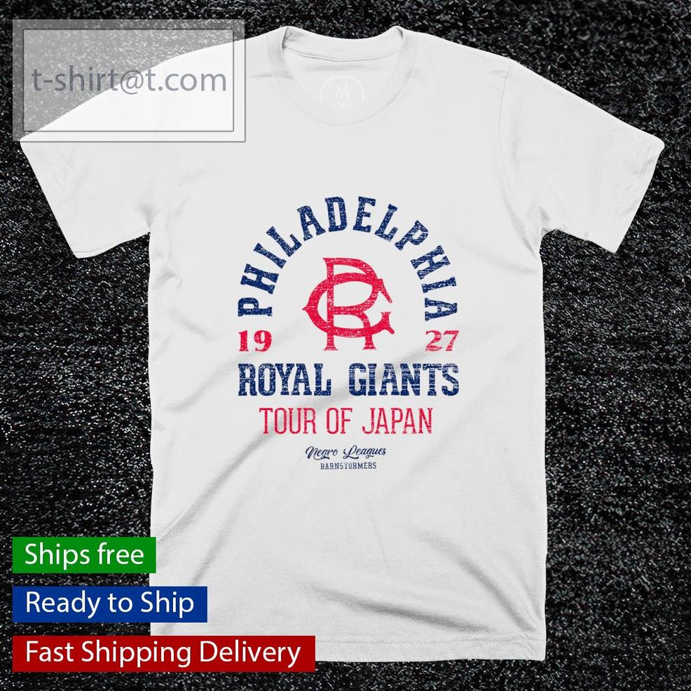 Philadelphia Royal Giants Tour Of Japan Negro Leagues Shirt