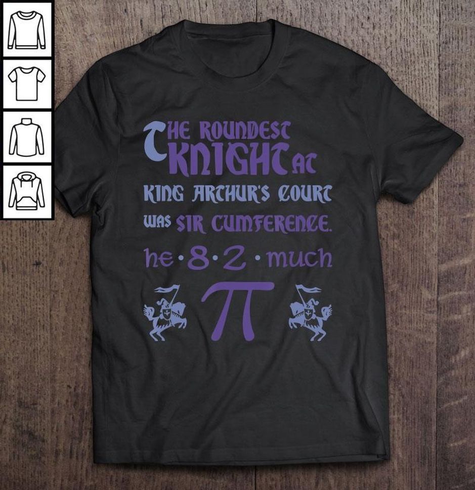 Pi Day March 14 Sir Cumference Funny Gift Teacher V Neck T Shirt