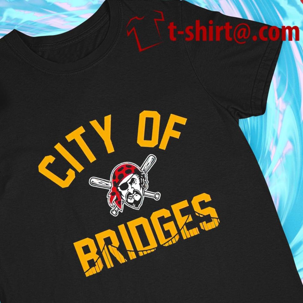 Pittsburgh Pirates City Of Bridges Logo T Shirt