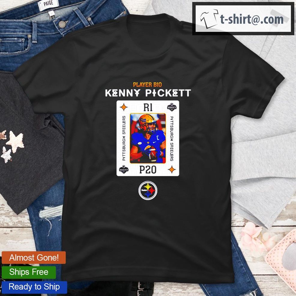Player Bio Kenny Pickett Pittsburgh Steelers NFL Draft 2022 T Shirt