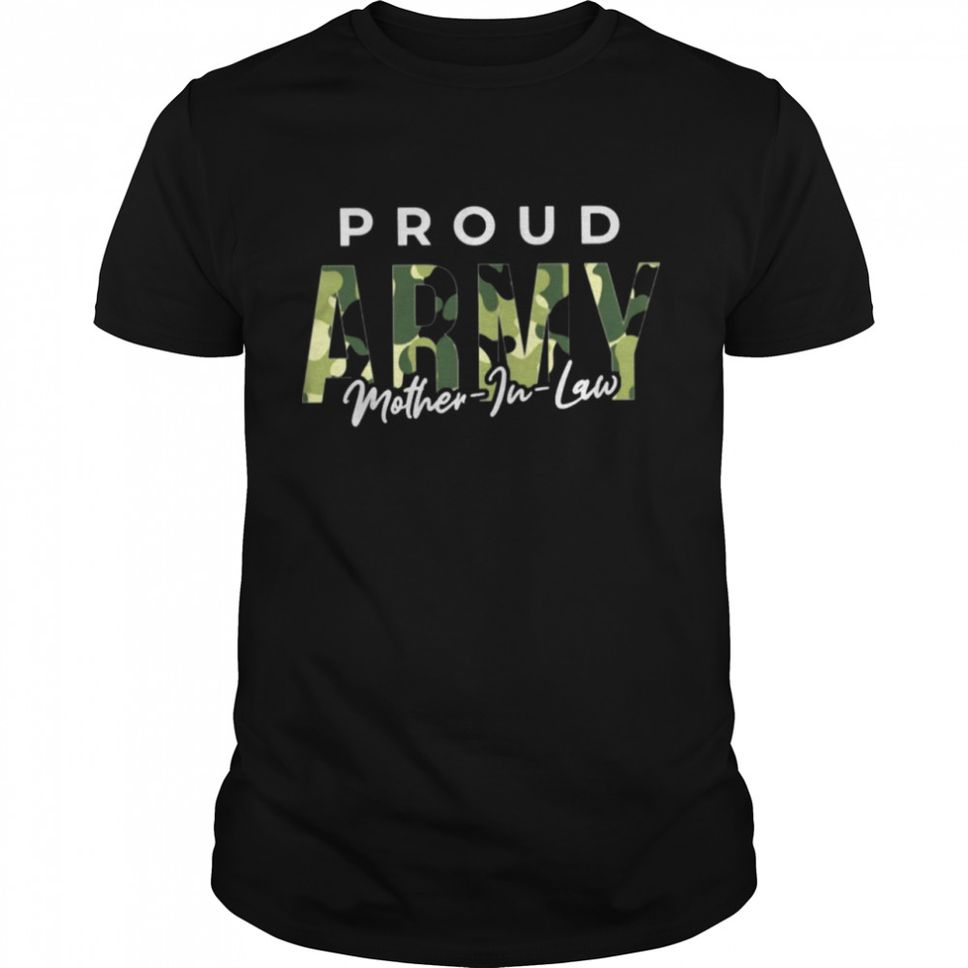 Proud ARMY Mother In Law T Shirt