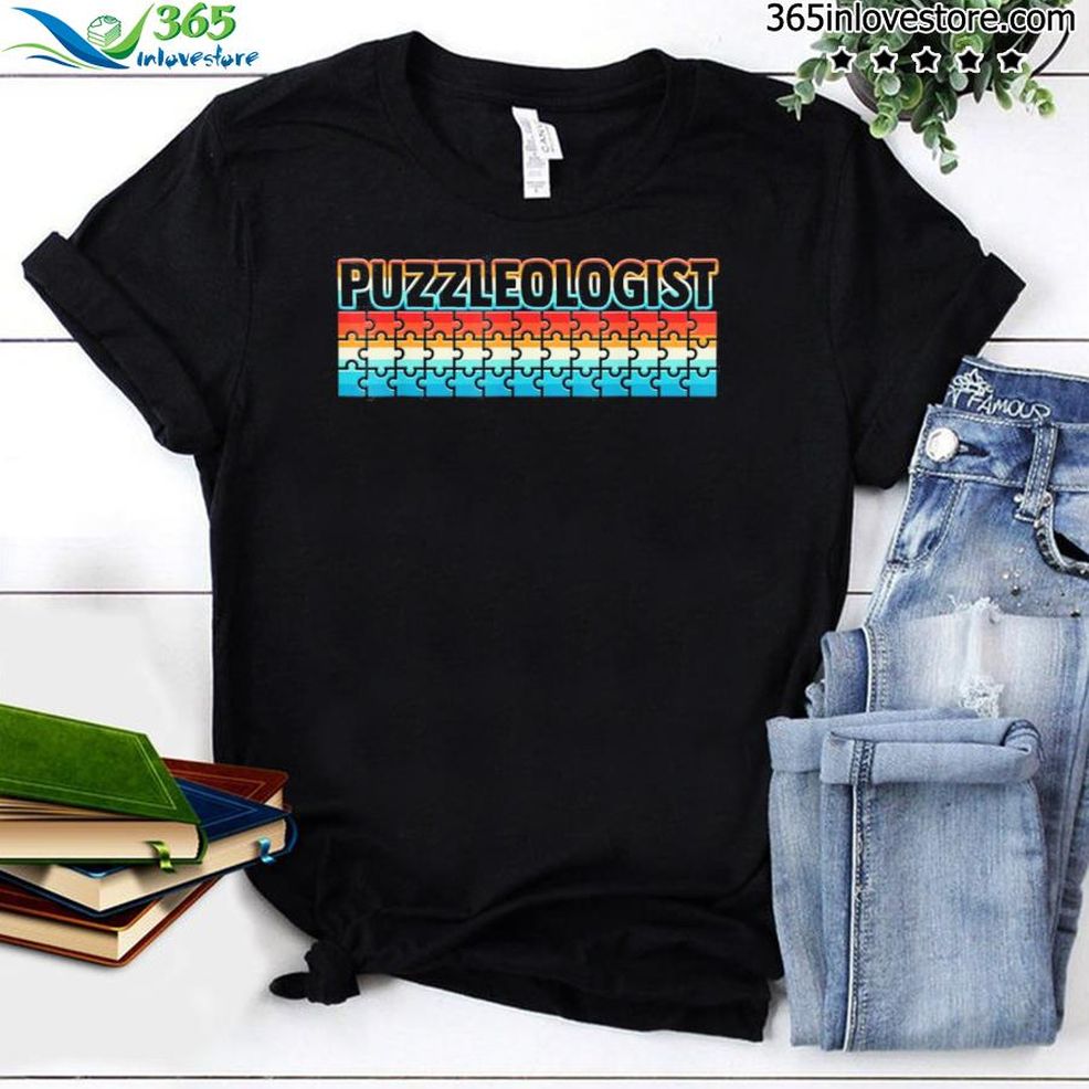Puzzleologist Puzzle Piece Lover Puzzler Shirt
