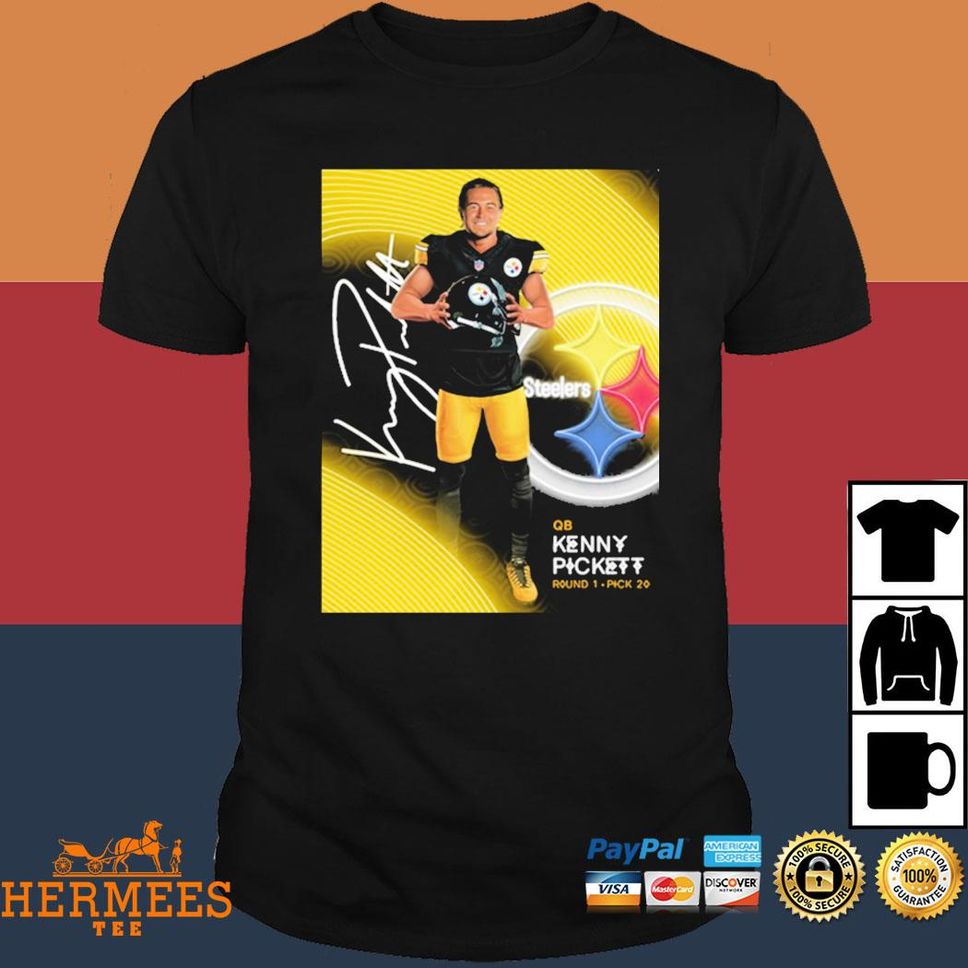 QB Kenny Pickett Pittsburgh Steelers NFL Draft 2022 Signature T Shirt