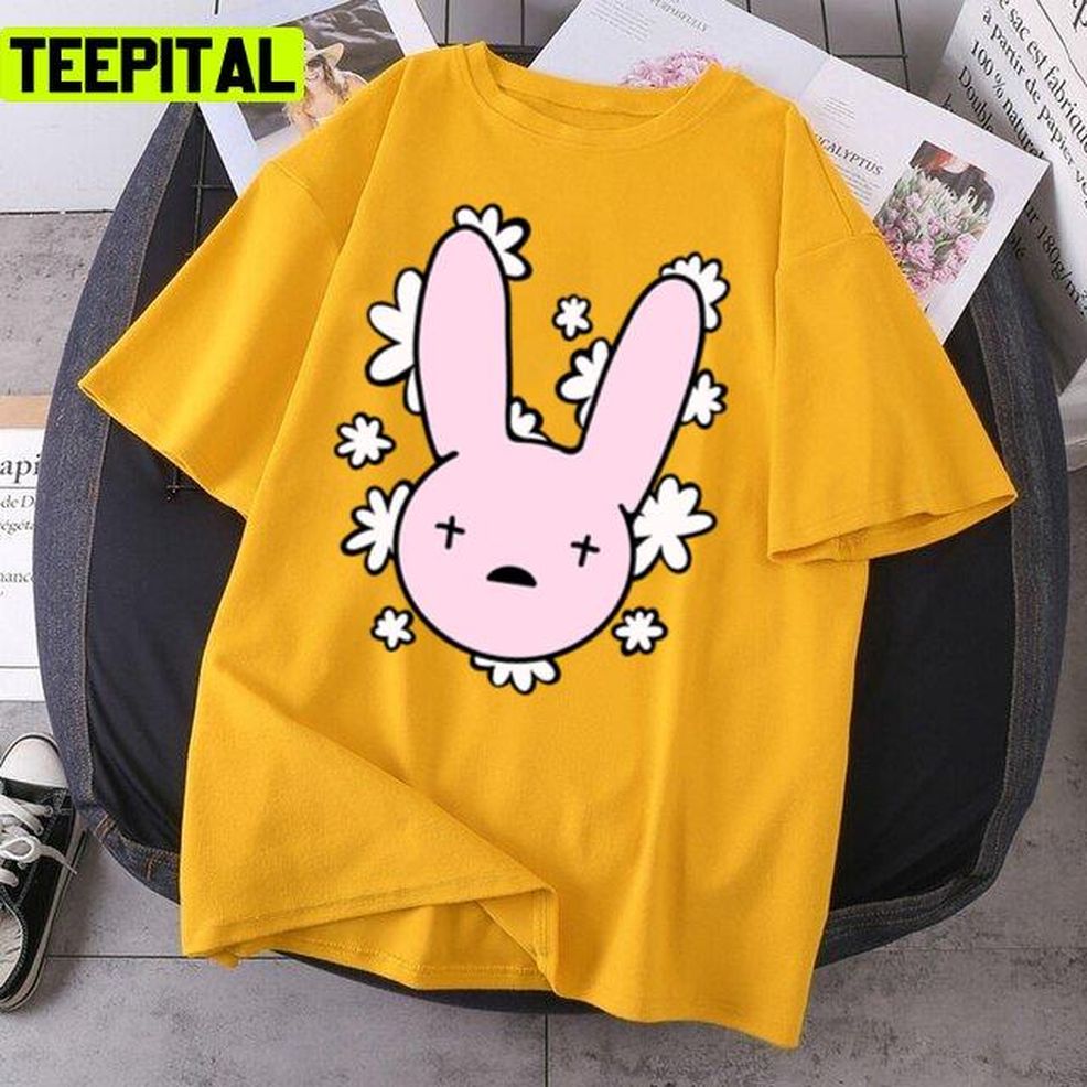 Rap Music Cute Bad Bunny Floral Unisex T Shirt