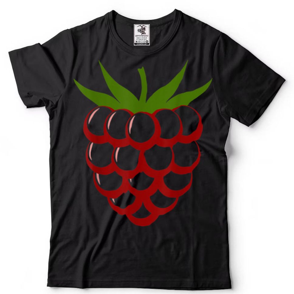 Raspberry DIYourself Funny Easy Lazy Halloween Fruit Costume T Shirt Tee