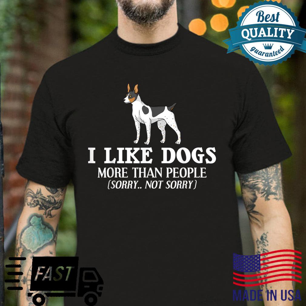 Rat Terrier Dog Puppies Owner Shirt