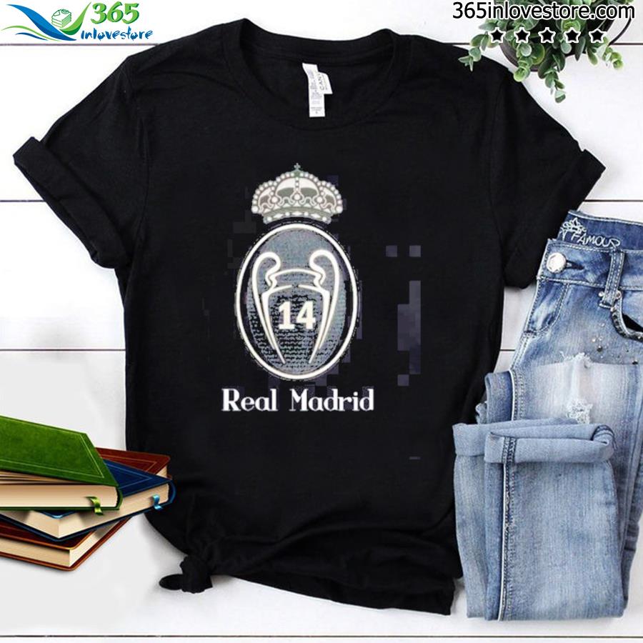 Real madrid champion of europe for 14th times shirt
