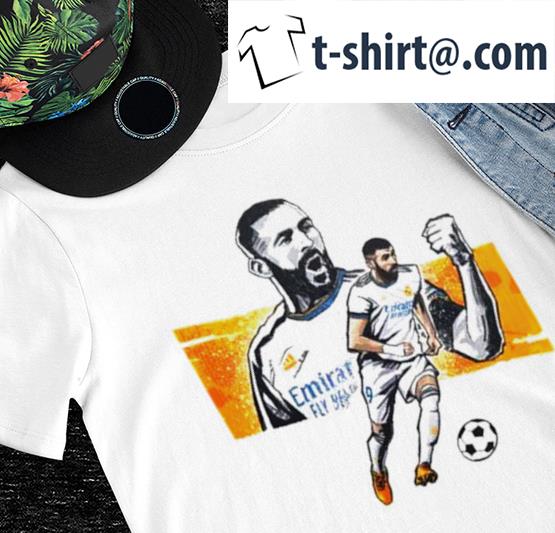 Real Madrid Karim Benzema art shirt