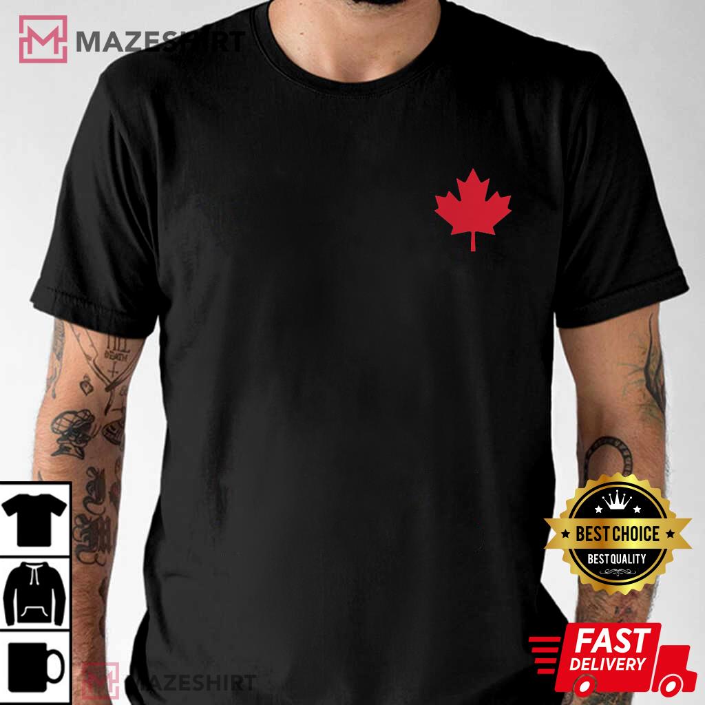 Red Maple Leaf Canada Day T-Shirt