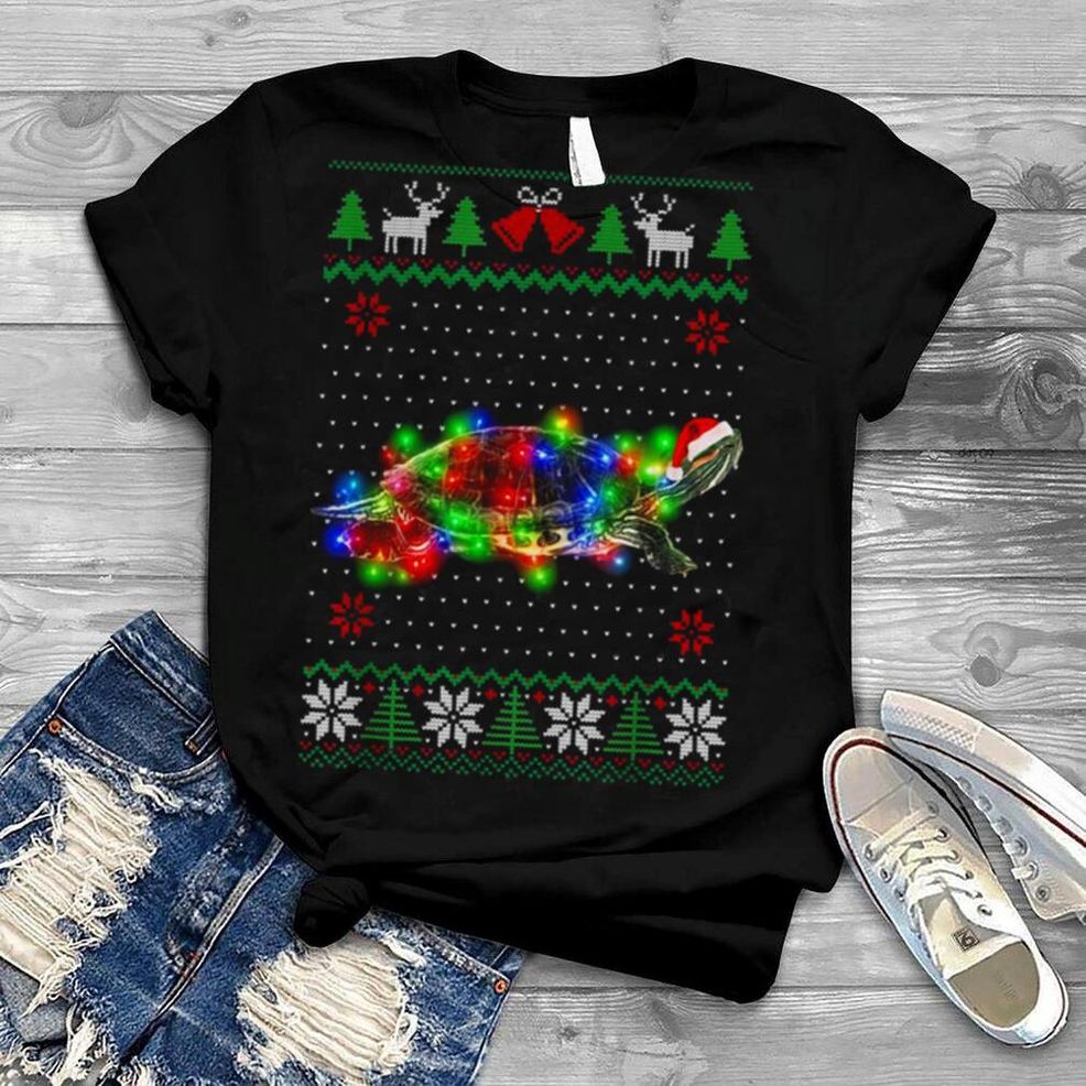 Redeared Slider Animal Ugly Christmas Puppy Animal Shirt