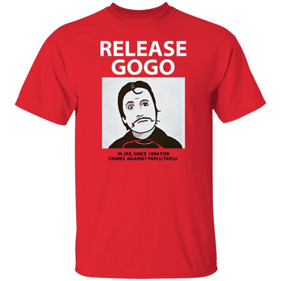 Release Gogo In Jail Since 1994 For Crimes Against Paplu Taplu Shirt Aamir Khan