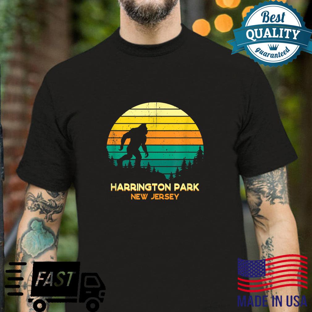 Retro Harrington Park, New Jersey Bigfoot Souvenir Shirt