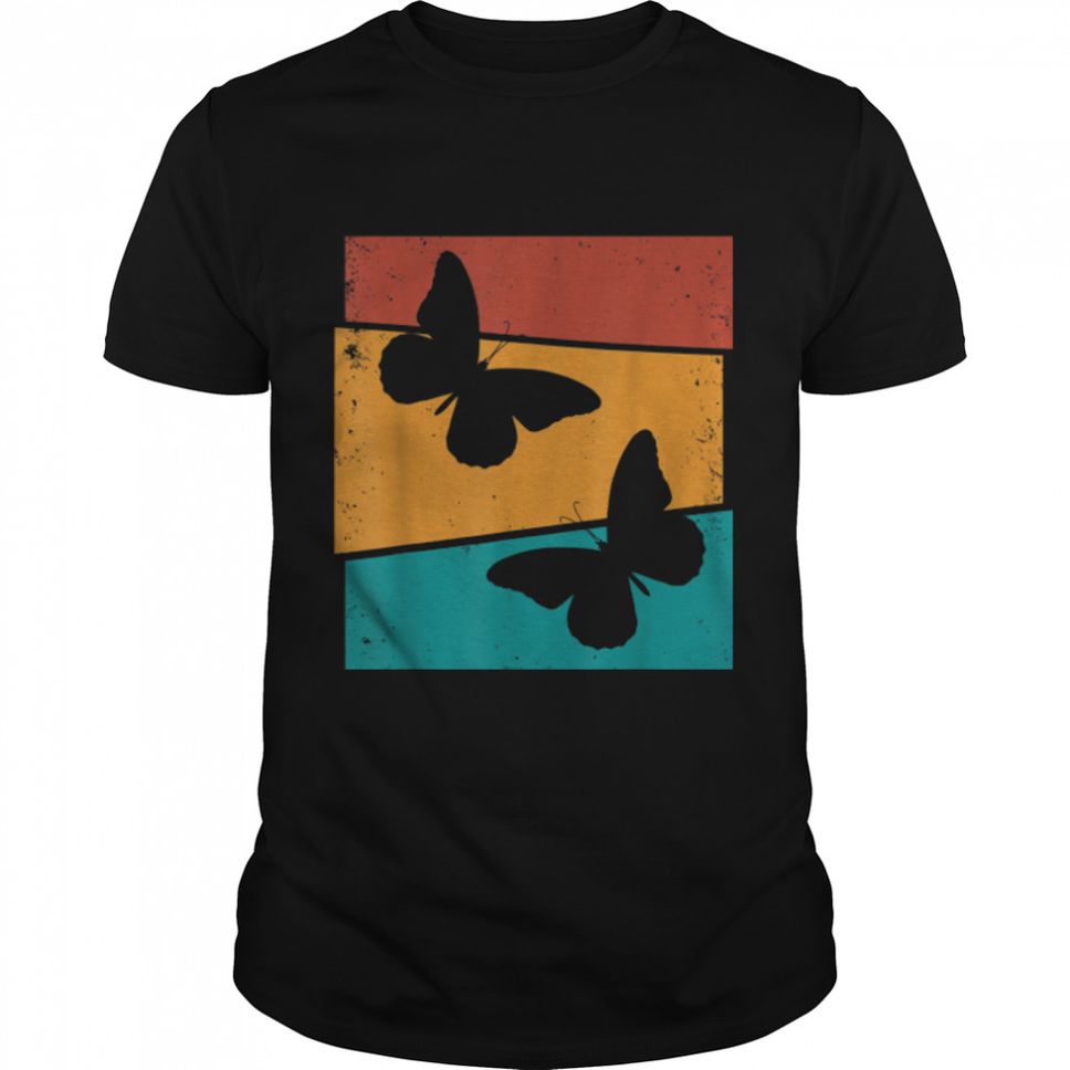 Retro Vintage Butterflies I Butterfly T Shirt B09W5D1HL1