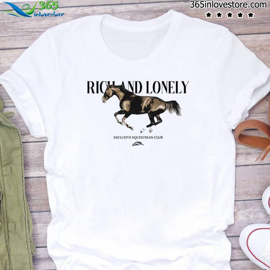 Rich and lonely exclusive equestrian club shirt