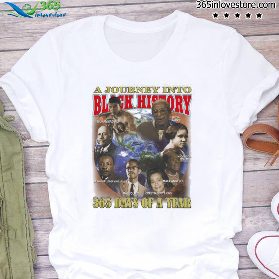 Robert williams a journey into black history day of a year shirt