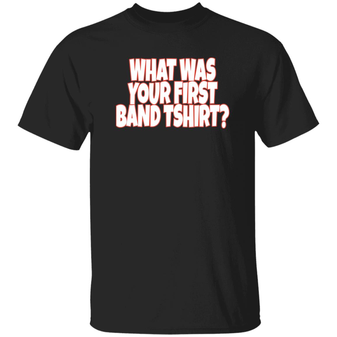 Rock N Roll Nation Live What Was Your First Band Tshirt Shirt