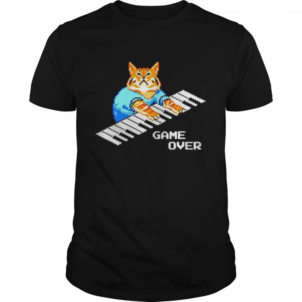 Roy It Crowd Game Over Cat Keyboard T Shirt