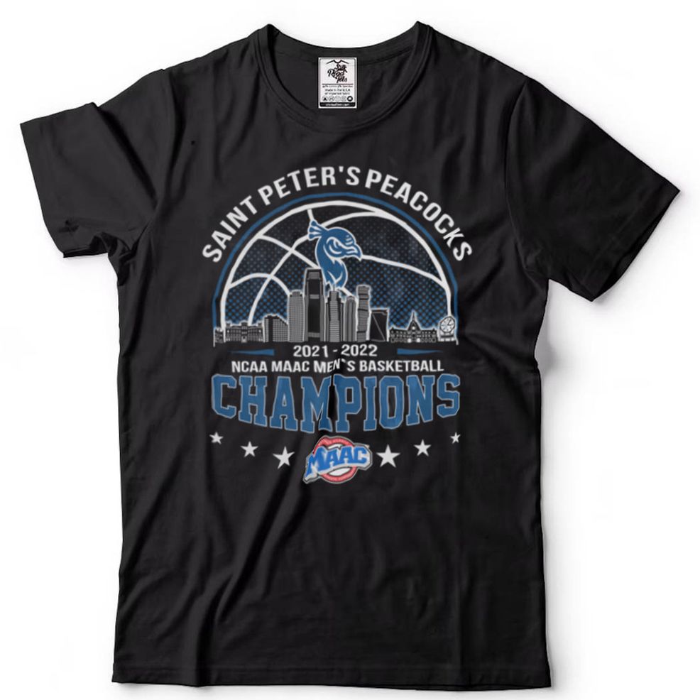 Saint Peter's Peacocks 2022 NCAA MAAC Men's Basketball Graphic Unisex T Shirt, Sweatshirt