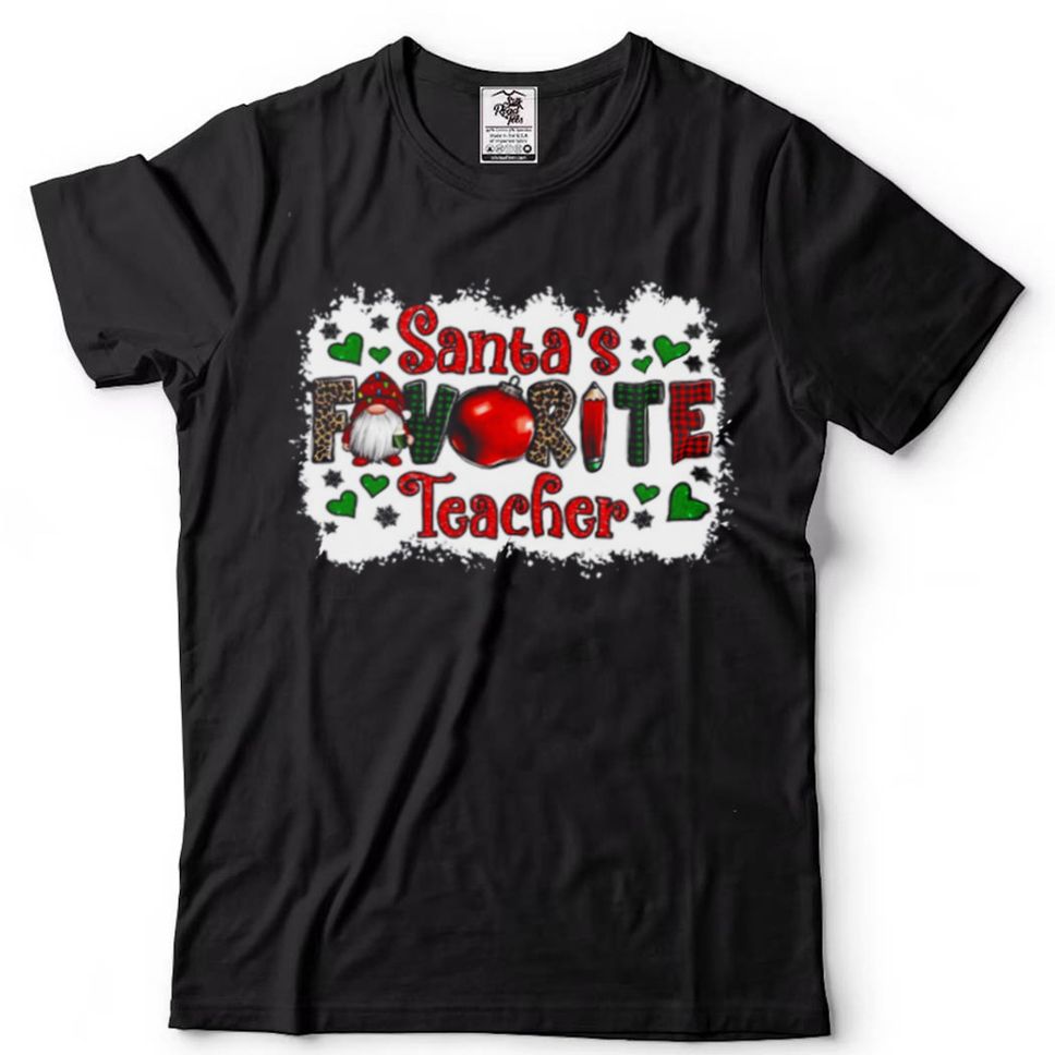 Santas Favorite Teacher Shirt