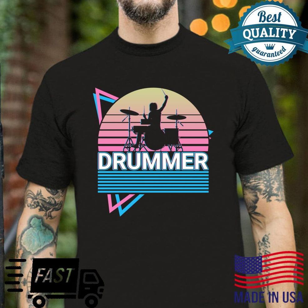 Schlagzeuger Schlagzeuger Retro Shirt