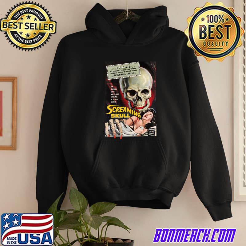 screaming skull 1958 vintage horror movie Classic T-Shirt
