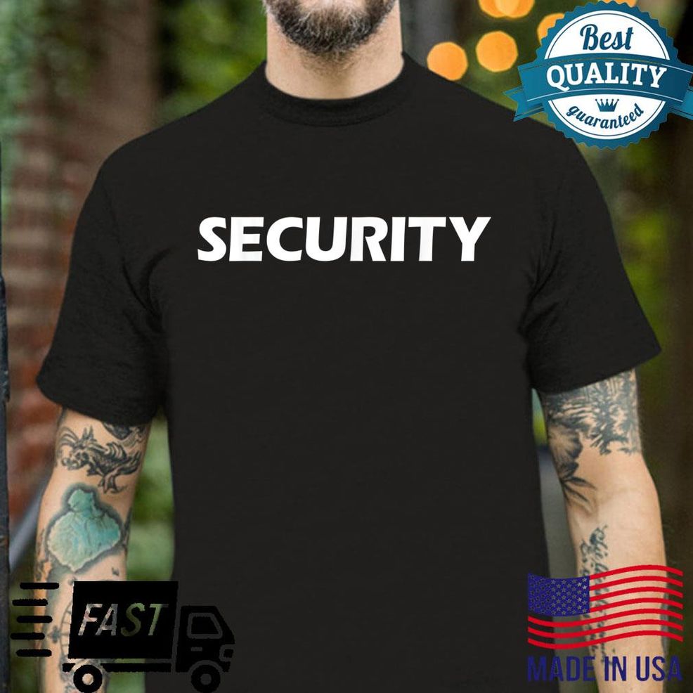 Security Agent Staff Uniform Dark Colored Shirt