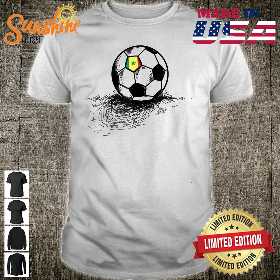 Senegal Soccer Ball Flag Jersey Senegalese Football Shirt