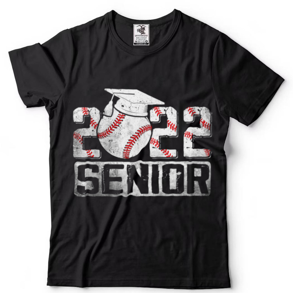 Senior 2022 Baseball Vintage Class Of 2022 Graduation Gifts T Shirt