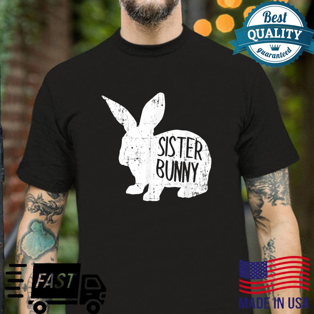 Sister Bunny Matching Family Easter Rabbit For Girls Shirt