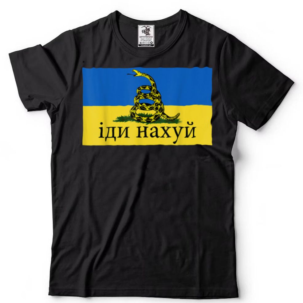 Snake Island I Stand With Ukraine Ukrainian Flag Support T Shirt