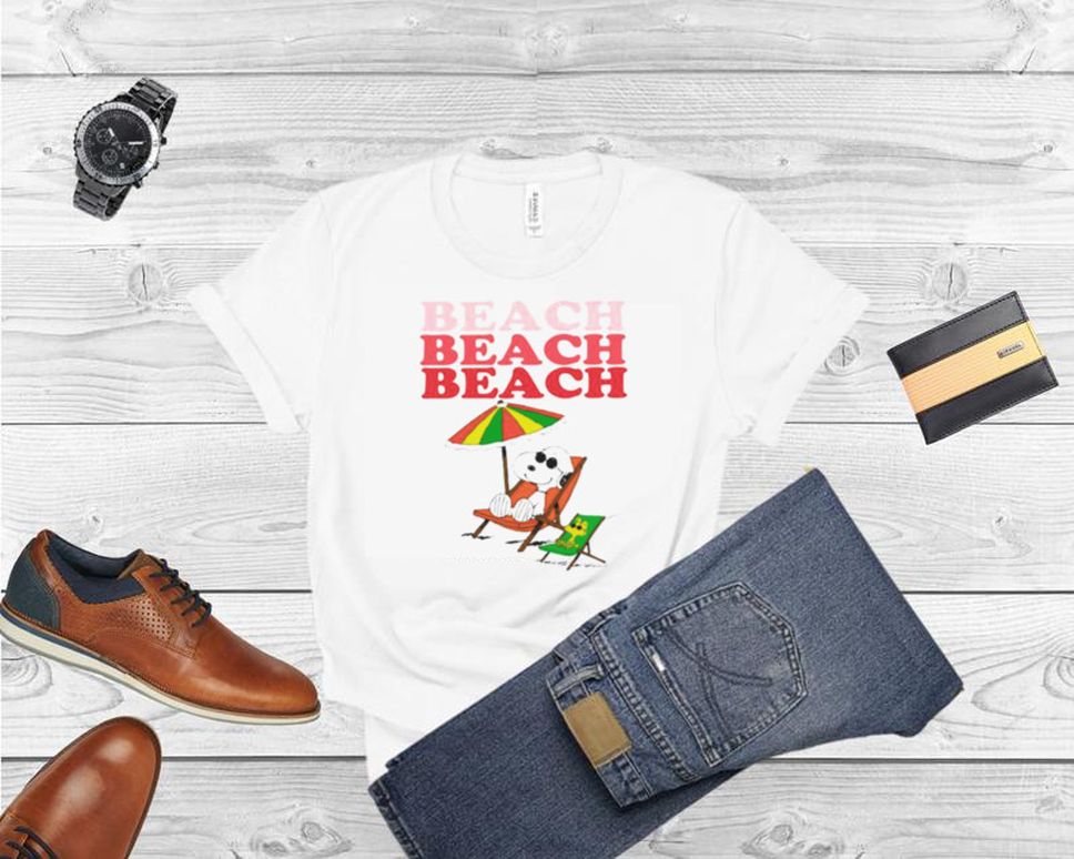 Snoopy And Woodstock Beach Shirt