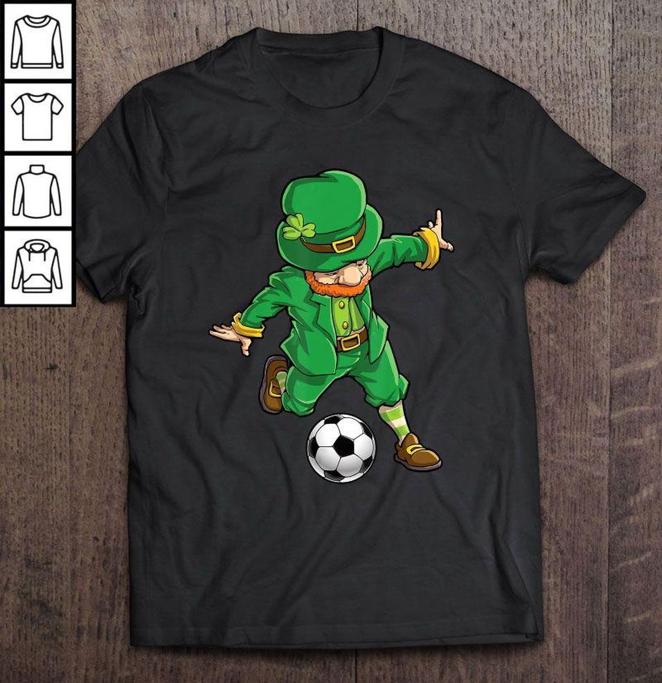 Soccer Leprechaun St Patricks Day Shirt