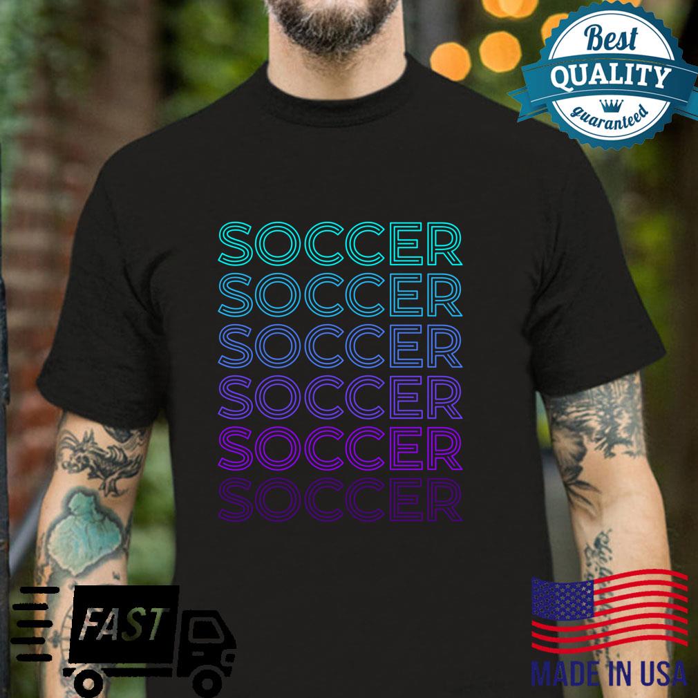 Soccer Player Team Coach Trainer Retro Shirt