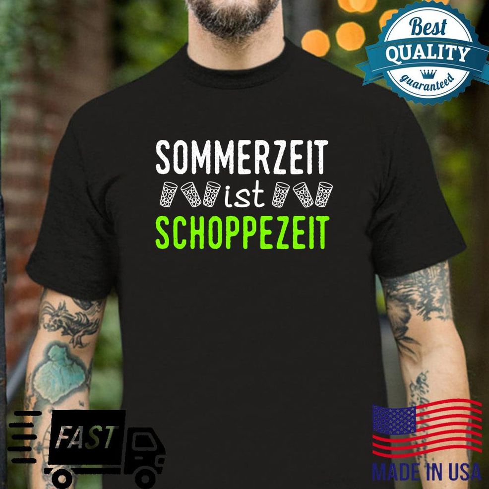 Sommerzeit Ist Schoppezeit Rheinhessen Weinfest Dubbeglas Shirt